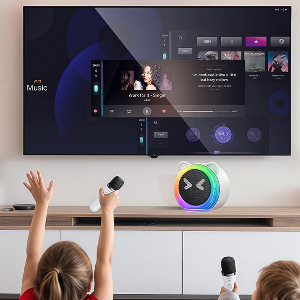 Bluetooth-høyttaler Yesido YSW36 Kids, 5W, Karaoke, Hvit