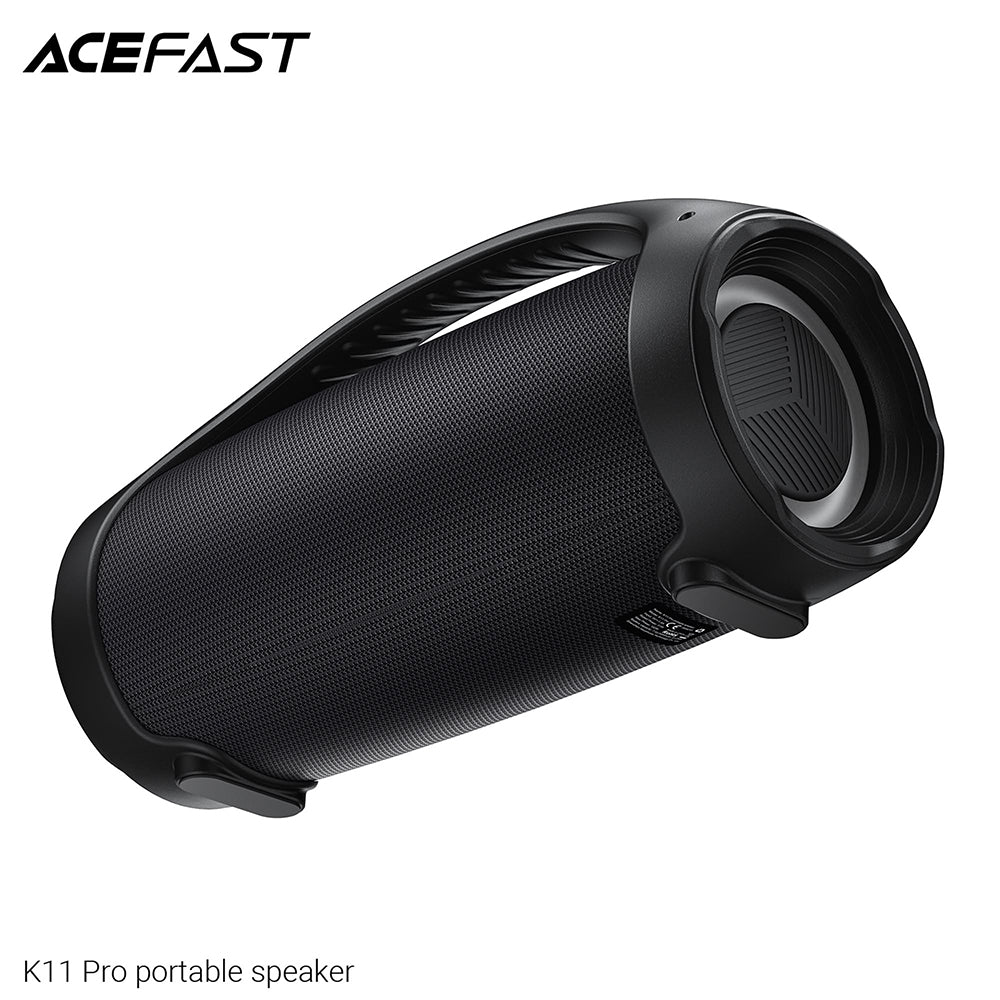 Bærbar Bluetooth-høyttaler Acefast K11 Pro, 102W, RGB, TWS, vanntett, svart