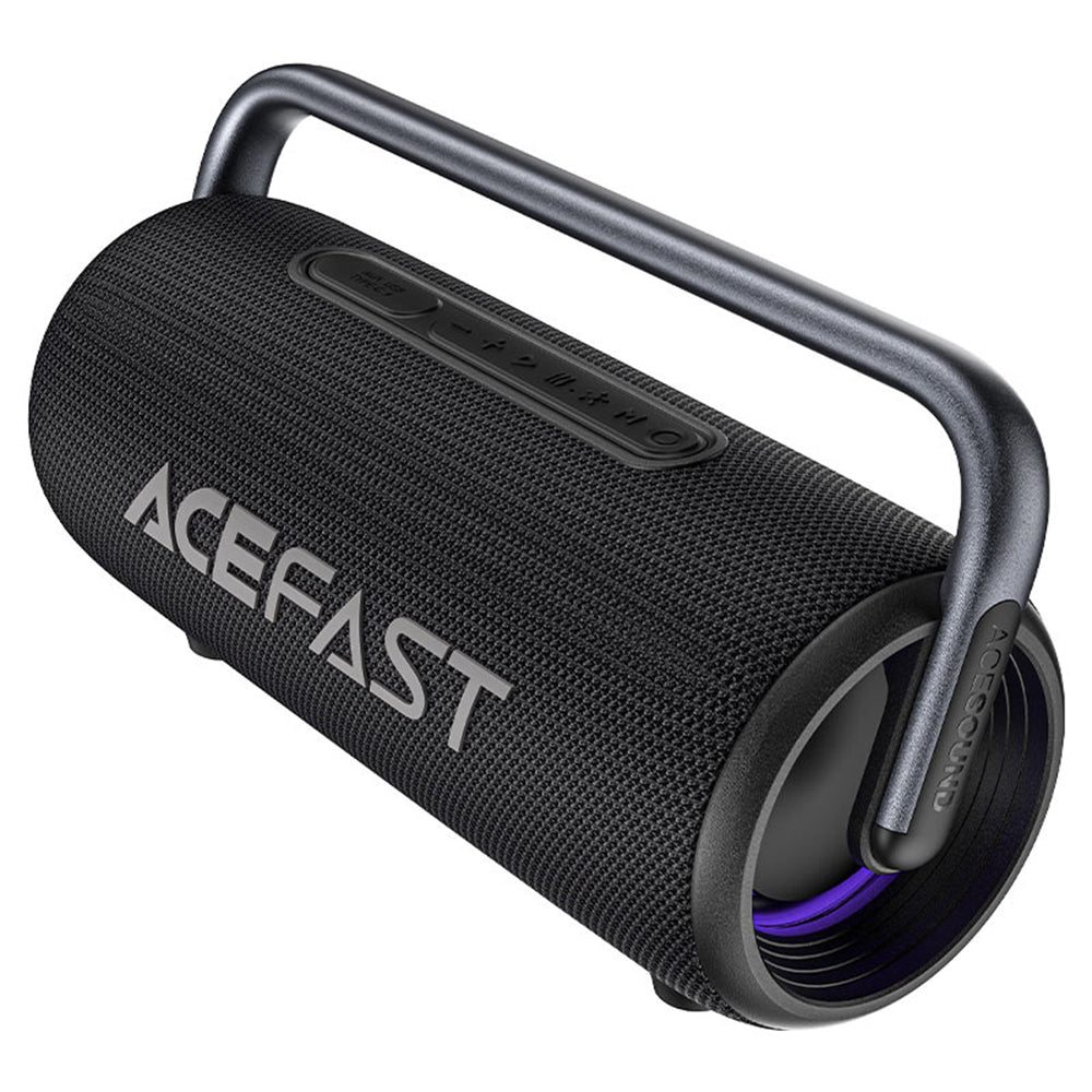 Bærbar Bluetooth-høyttaler Acefast K2 Pro, 2 x 50W - 2 x 10W, RGB, Vanntett, Svart