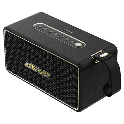 Bærbar Bluetooth-høyttaler Acefast K3 Max, 80W, RGB, Vanntett, Svart
