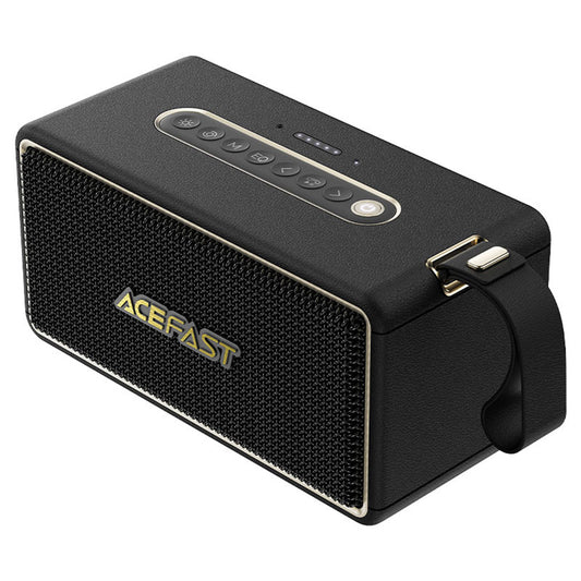 Bærbar Bluetooth-høyttaler Acefast K3 Max, 80W, RGB, Vanntett, Svart
