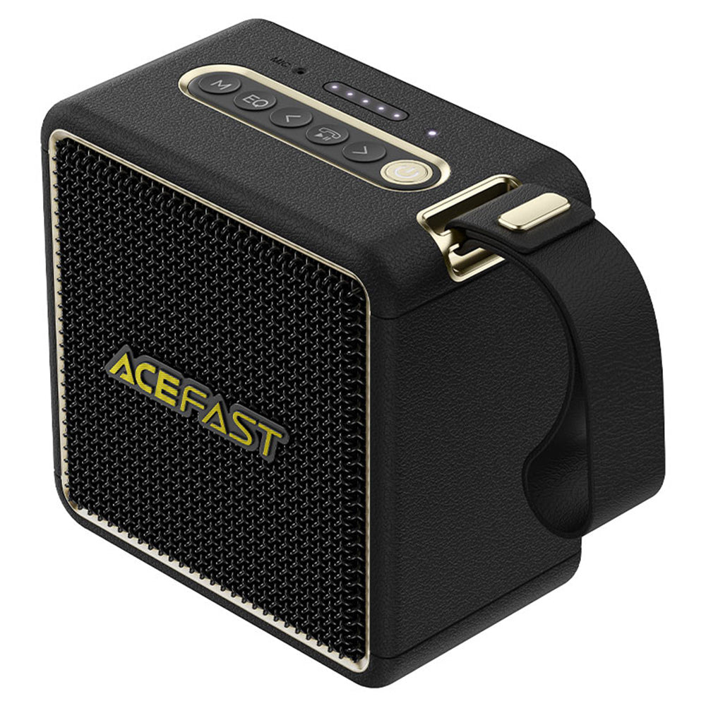 Bærbar Bluetooth-høyttaler Acefast K3 Nano, 1 x 30W - 1 x 16W, RGB, Vanntett, Svart