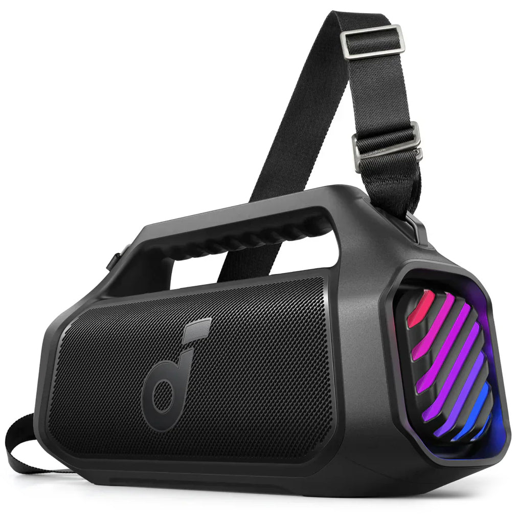 Bærbar Bluetooth-høyttaler Anker SoundCore Boom 2 Plus, 140W, TWS, RGB, Vanntett, Svart A3134011