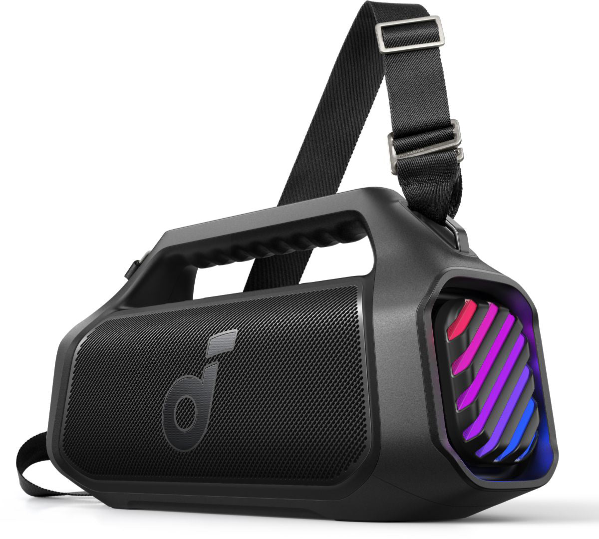Bærbar Bluetooth-høyttaler Anker SoundCore Boom 2 Plus Ny Versjon, 140W, TWS, RGB, Vanntett, Svart A3134012