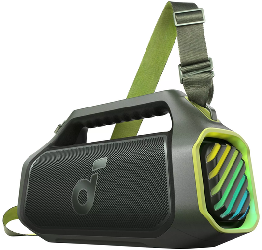 Bærbar Bluetooth-høyttaler Anker SoundCore Boom 2 Plus, 140W, TWS, RGB, Vanntett, Grønn A3134062