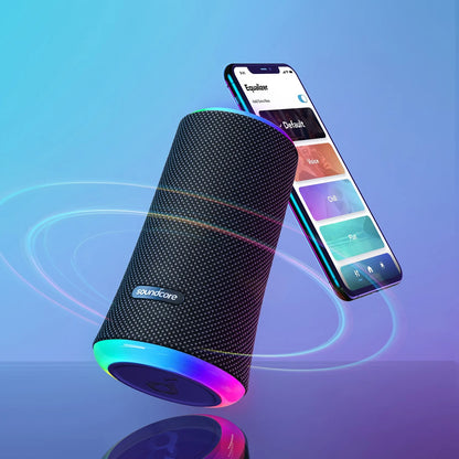 Bluetooth-høyttaler Anker SoundCore Flare 2, 20W, RGB, Vanntett, Svart A3165G11