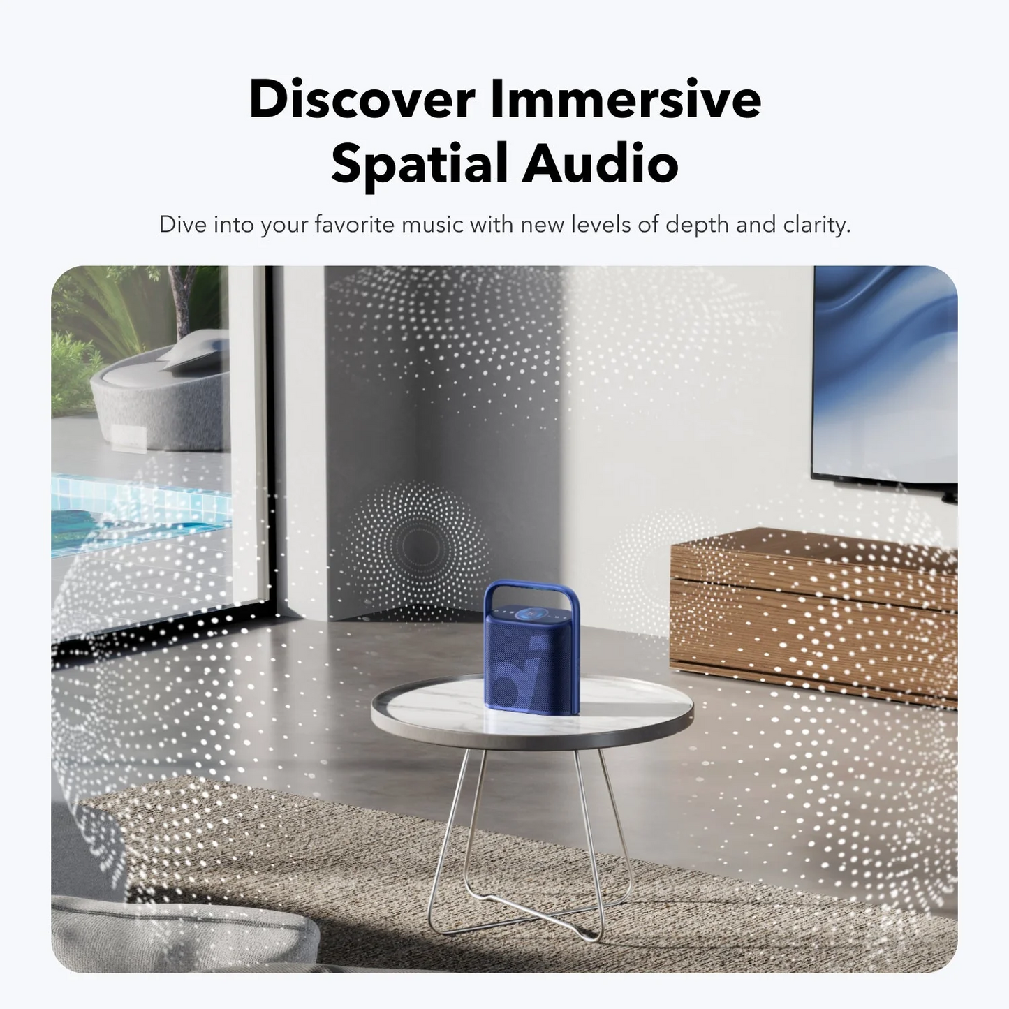Bærbar Bluetooth-høyttaler Anker SoundCore Motion X500, 40W, Vanntett, Rosa A3131051