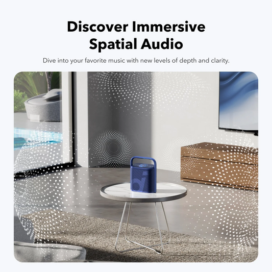 Bærbar Bluetooth-høyttaler Anker SoundCore Motion X500, 40W, Vanntett, Rosa A3131051