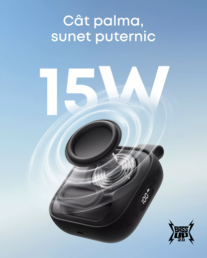 Bærbar Bluetooth-høyttaler Anker SoundCore Boom Go 3i, 15W, TWS, RGB, Vanntett, Svart D5103010