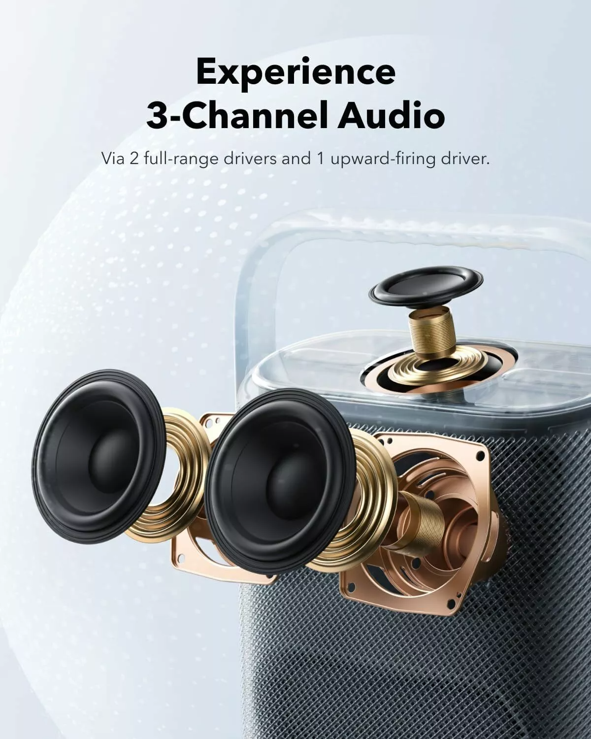 Bærbar Bluetooth-høyttaler Anker SoundCore Motion X500, 40W, vanntett, svart A3131011
