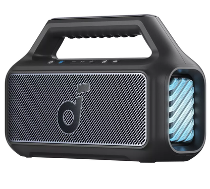 Bærbar Bluetooth-høyttaler Anker SoundCore Boom 2 Ny versjon, 80W, TWS, RGB, Vanntett, Svart A3138012