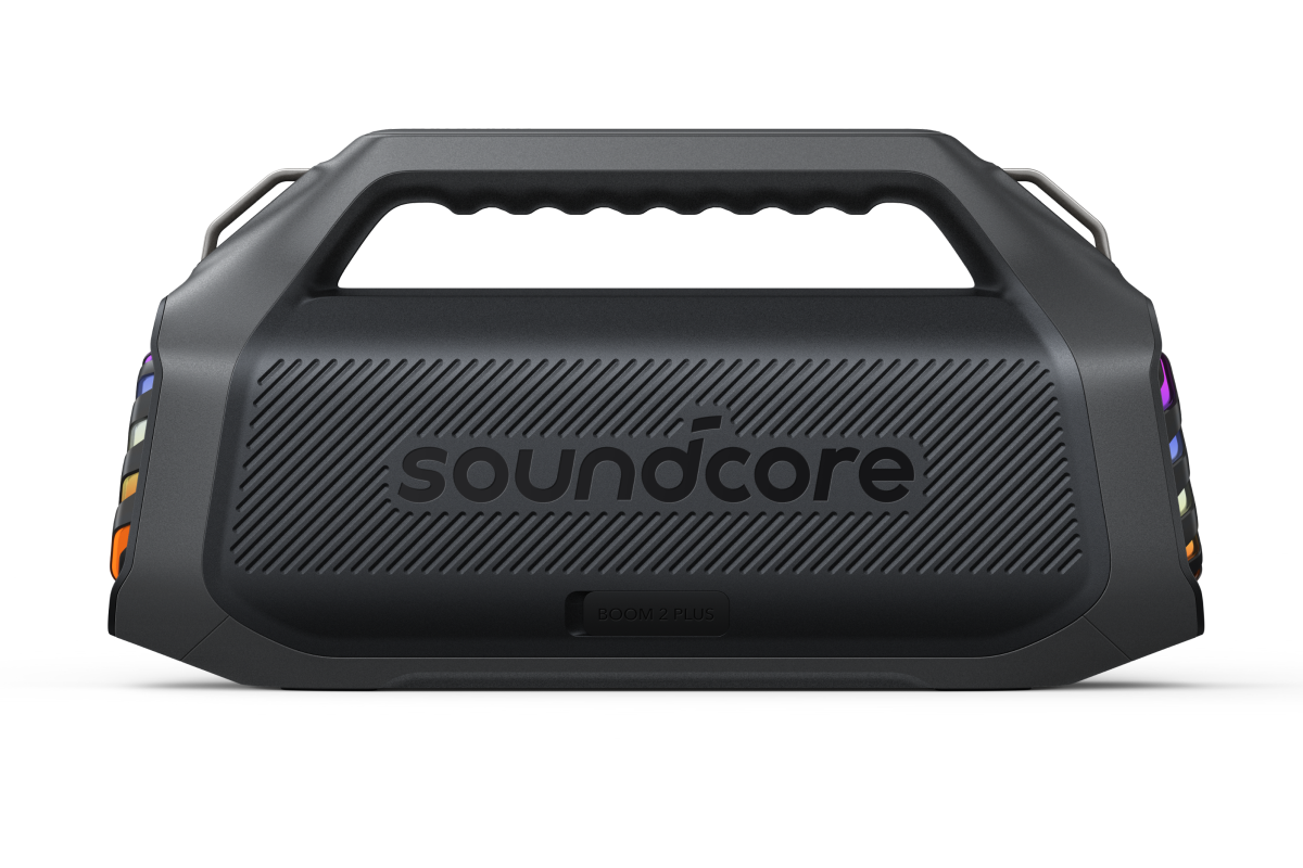 Bærbar Bluetooth-høyttaler Anker SoundCore Boom 2 Plus Ny Versjon, 140W, TWS, RGB, Vanntett, Svart A3134012