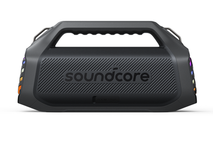 Bærbar Bluetooth-høyttaler Anker SoundCore Boom 2 Plus Ny Versjon, 140W, TWS, RGB, Vanntett, Svart A3134012