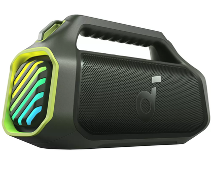Bærbar Bluetooth-høyttaler Anker SoundCore Boom 2 Plus Ny versjon, 140W, TWS, RGB, Vanntett, Grønn A3134062