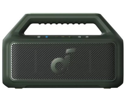 Bærbar Bluetooth-høyttaler Anker SoundCore Boom 2 Ny versjon, 80W, TWS, RGB, Vanntett, Grønn A3138062