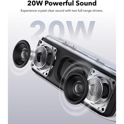Anker SoundCore Select 2S Bluetooth-høyttaler, 20W, Vanntett, Svart A3171011