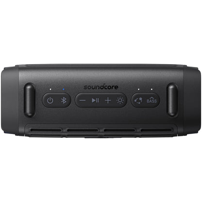 Bærbar Bluetooth-høyttaler Anker SoundCore Boom 3i, 50W, RGB, Vanntett, Svart D5100010