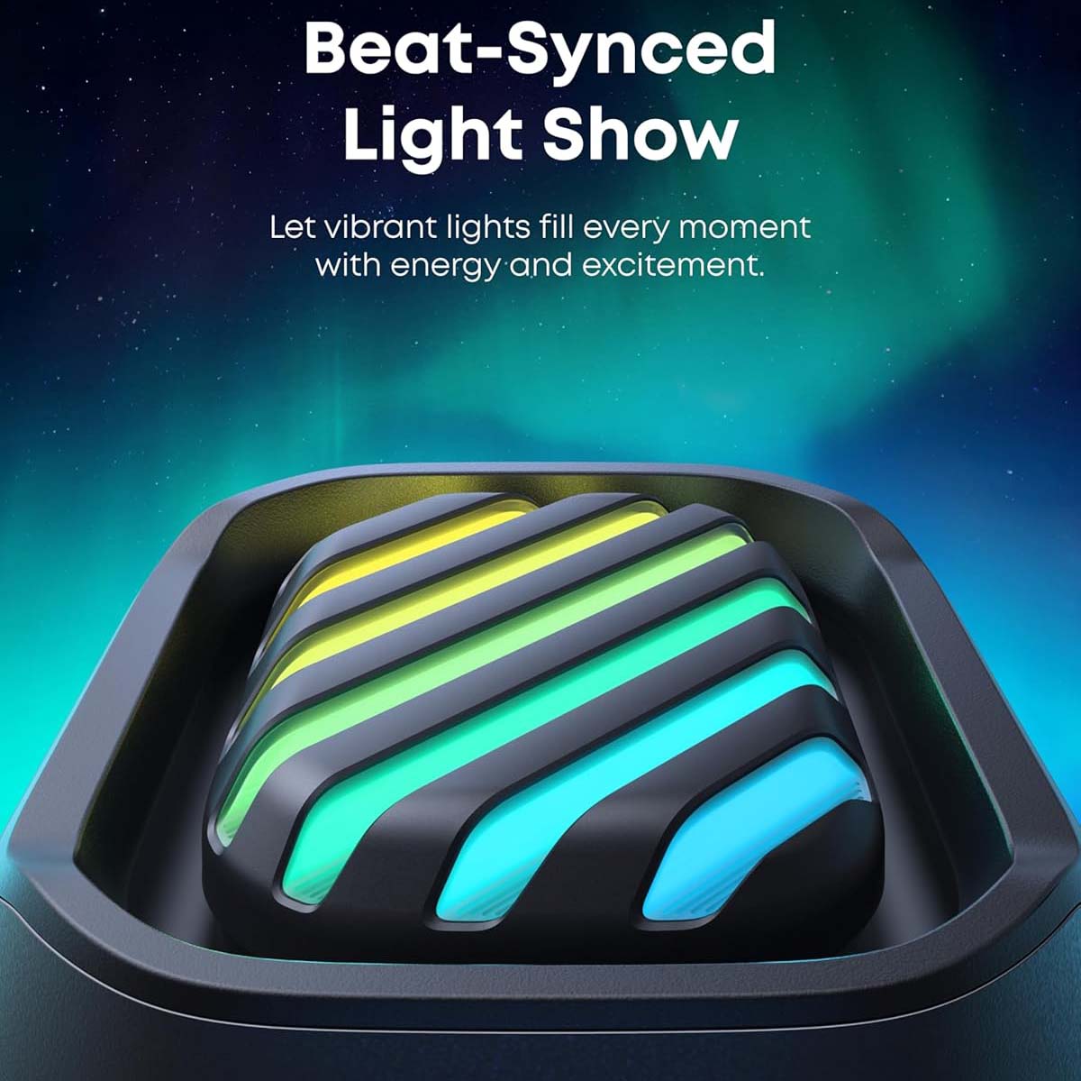 Bærbar Bluetooth-høyttaler Anker SoundCore Boom 2 Pro, 140W, TWS, RGB, Vanntett, Svart A3134A11