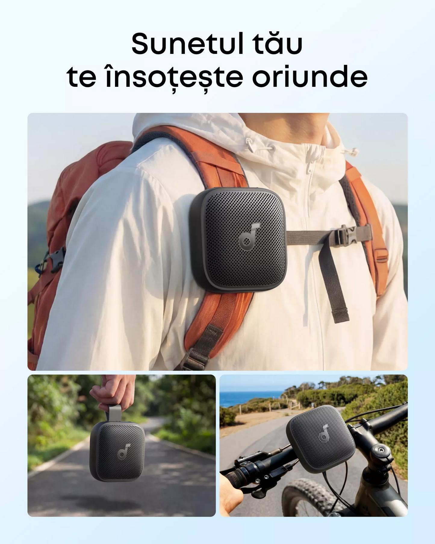 Bærbar Bluetooth-høyttaler Anker SoundCore Boom Go 3i, 15W, TWS, RGB, Vanntett, Svart D5103010
