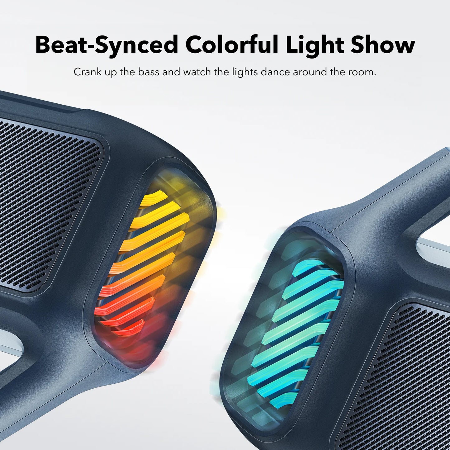 Bærbar Bluetooth-høyttaler Anker SoundCore Boom 2, 80W, TWS, RGB, Vanntett, Blå A3138031