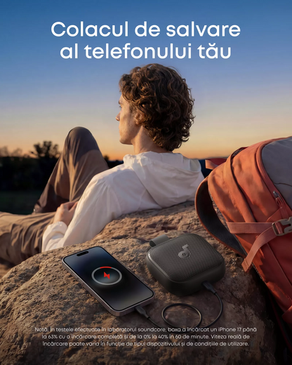 Bærbar Bluetooth-høyttaler Anker SoundCore Boom Go 3i, 15W, TWS, RGB, Vanntett, Svart D5103010