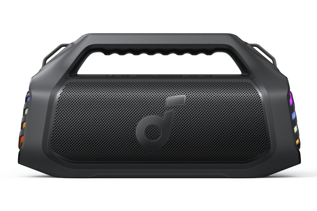 Bærbar Bluetooth-høyttaler Anker SoundCore Boom 2 Plus Ny Versjon, 140W, TWS, RGB, Vanntett, Svart A3134012