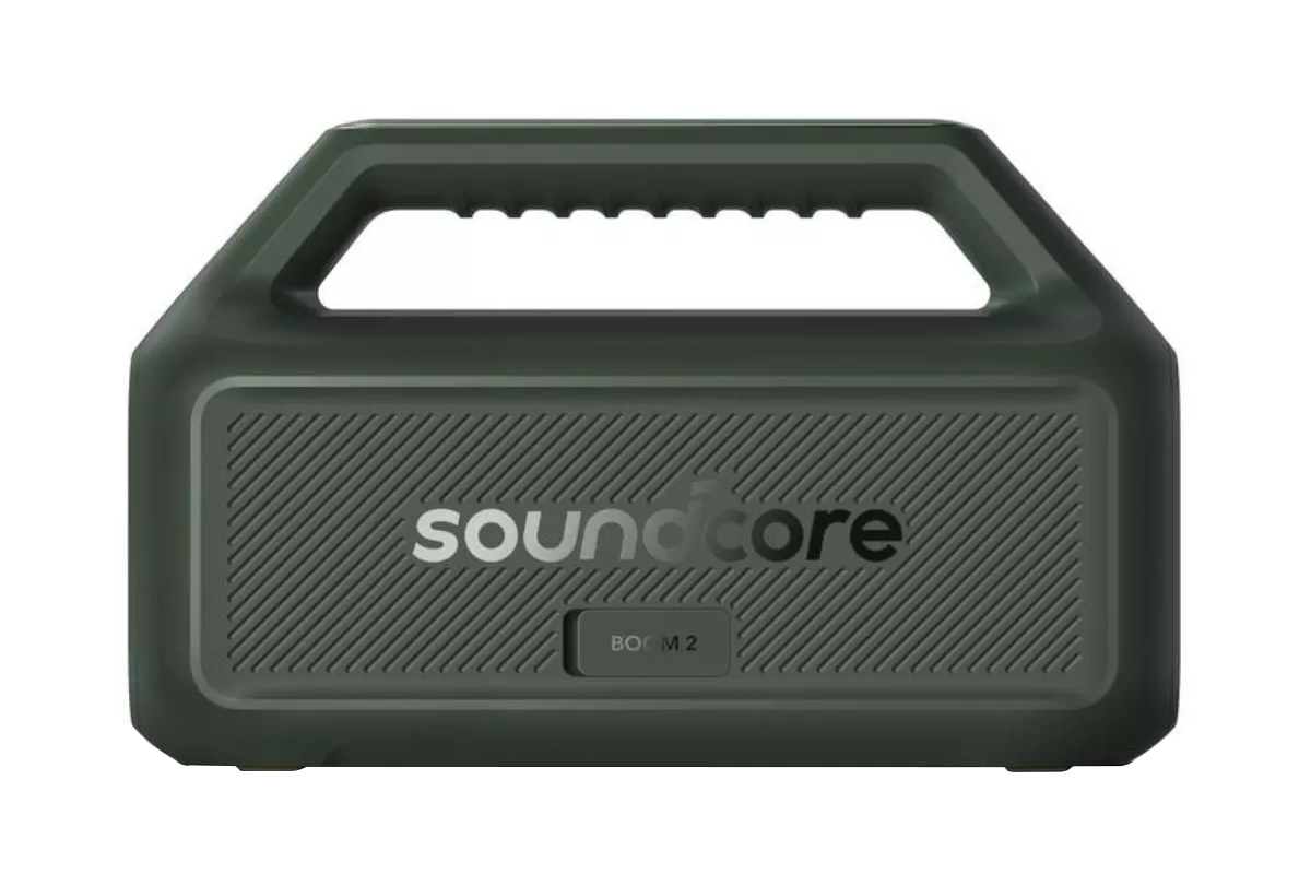 Bærbar Bluetooth-høyttaler Anker SoundCore Boom 2 Ny versjon, 80W, TWS, RGB, Vanntett, Grønn A3138062
