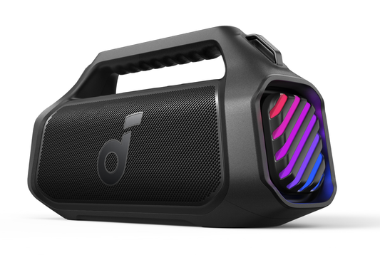Bærbar Bluetooth-høyttaler Anker SoundCore Boom 2 Plus Ny Versjon, 140W, TWS, RGB, Vanntett, Svart A3134012
