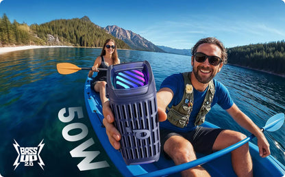 Bærbar Bluetooth-høyttaler Anker SoundCore Boom 3i, 50W, RGB, Vanntett, Blå D5100030