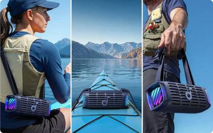 Bærbar Bluetooth-høyttaler Anker SoundCore Boom 3i, 50W, RGB, Vanntett, Blå D5100030