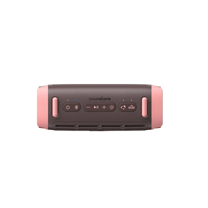Bærbar Bluetooth-høyttaler Anker SoundCore Boom 3i, 50W, RGB, Vanntett, Brun Rosa D5100080