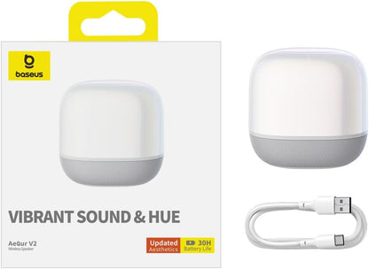 Bluetooth-høyttaler Baseus AeQur V2, hvit A20050500211-00