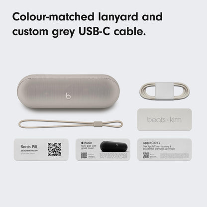 Bærbar Bluetooth-høyttaler Beats Pill Kim Kardashian Edition, Grå MAX24ZM/A