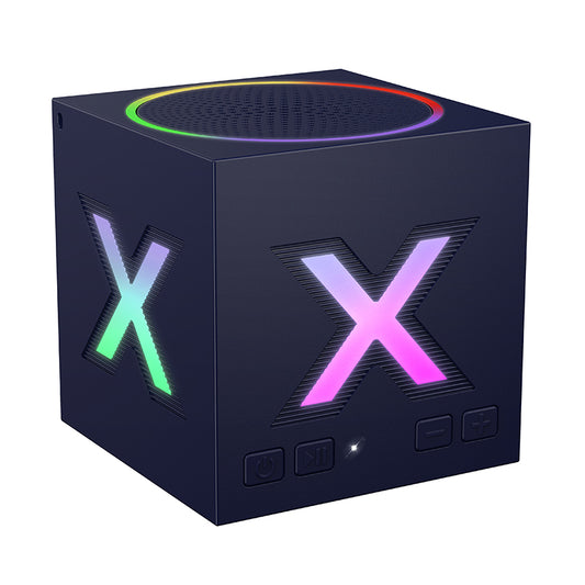 Bærbar Bluetooth-høyttaler Borofone BR101 Rubik, 5W, TWS, RGB, Blå