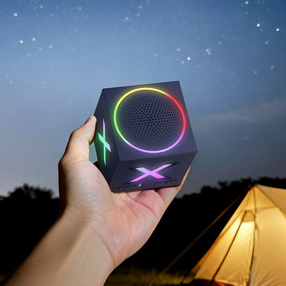 Bærbar Bluetooth-høyttaler Borofone BR101 Rubik, 5W, TWS, RGB, Blå