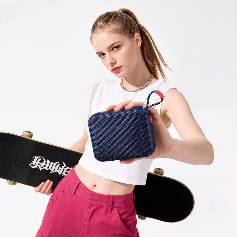 Bærbar Bluetooth-høyttaler Borofone BR106 Felicitous, 8 W, TWS, RGB, marineblå