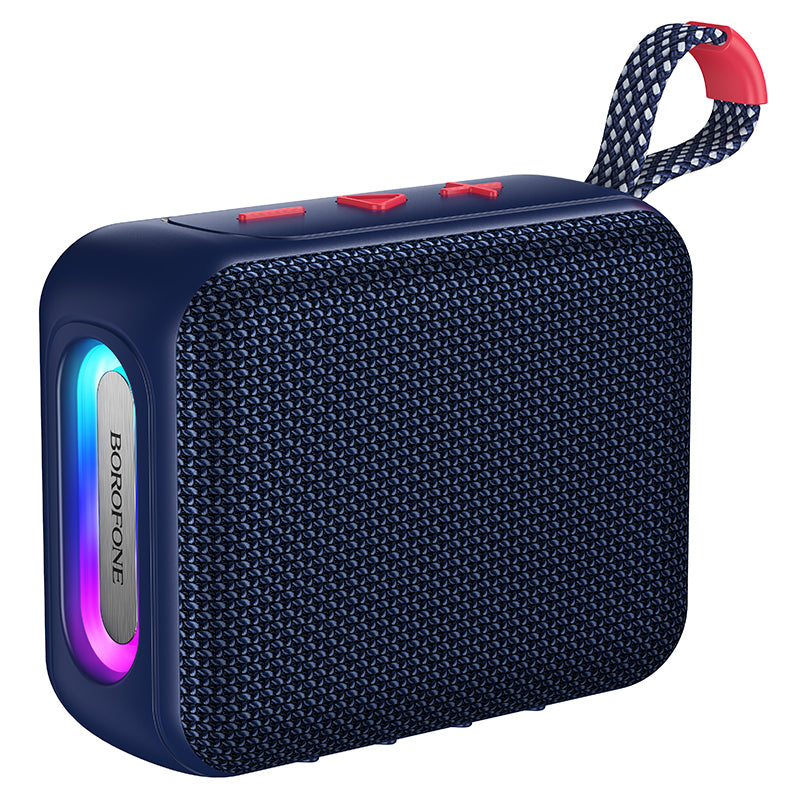 Bærbar Bluetooth-høyttaler Borofone BR106 Felicitous, 8 W, TWS, RGB, marineblå