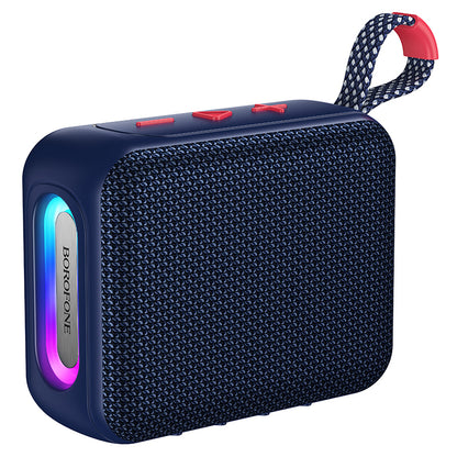 Bærbar Bluetooth-høyttaler Borofone BR106 Felicitous, 8 W, TWS, RGB, marineblå