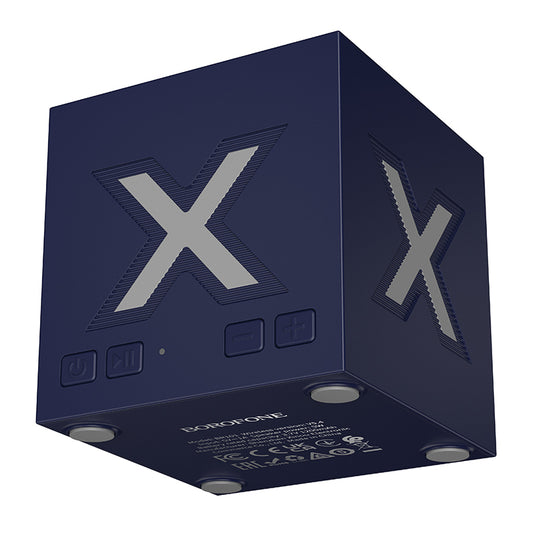 Bærbar Bluetooth-høyttaler Borofone BR101 Rubik, 5W, TWS, RGB, Blå