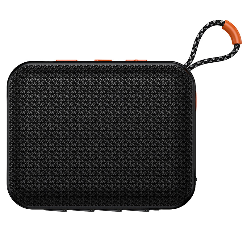 Borofone BR106 Felicitous bærbar Bluetooth-høyttaler, 8 W, TWS, RGB, svart
