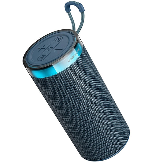 Bærbar Bluetooth-høyttaler Borofone BR105 Loud, 10W, TWS, RGB, Marineblå
