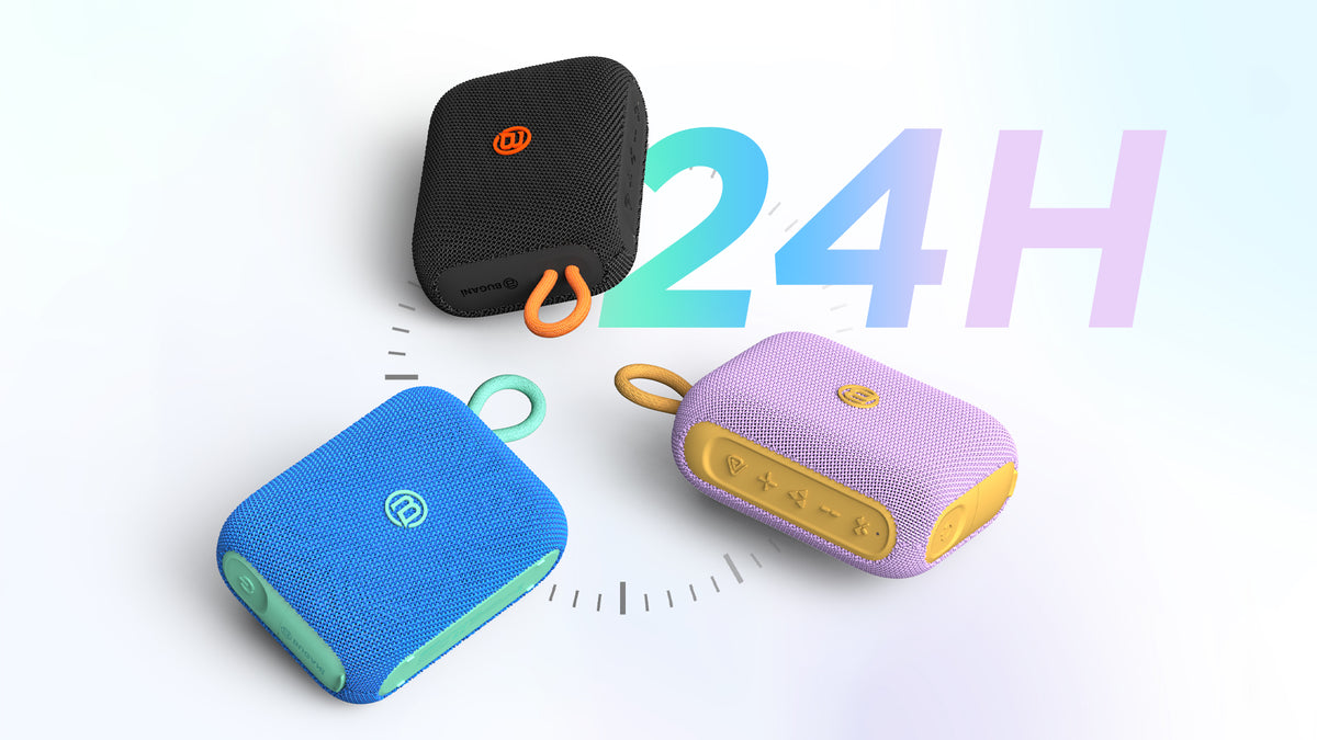 Bærbar Bluetooth-høyttaler Bugani Rove Go 5, 12W, TWS, vanntett, blå