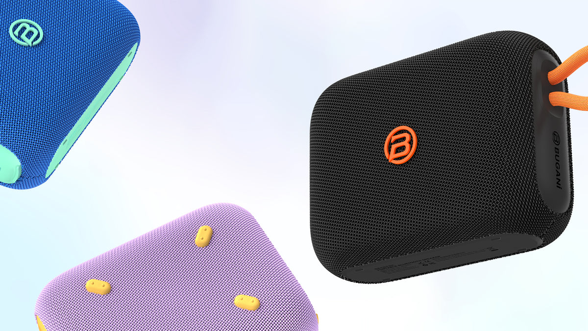 Bærbar Bluetooth-høyttaler Bugani Rove Go 5, 12W, TWS, vanntett, blå