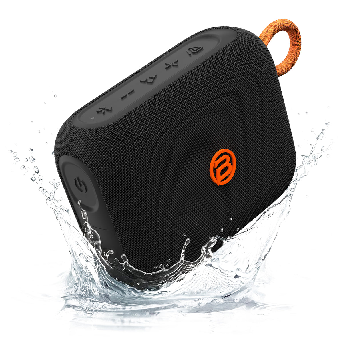 Bærbar Bluetooth-høyttaler Bugani Rove Go 5, 12W, TWS, vanntett, svart