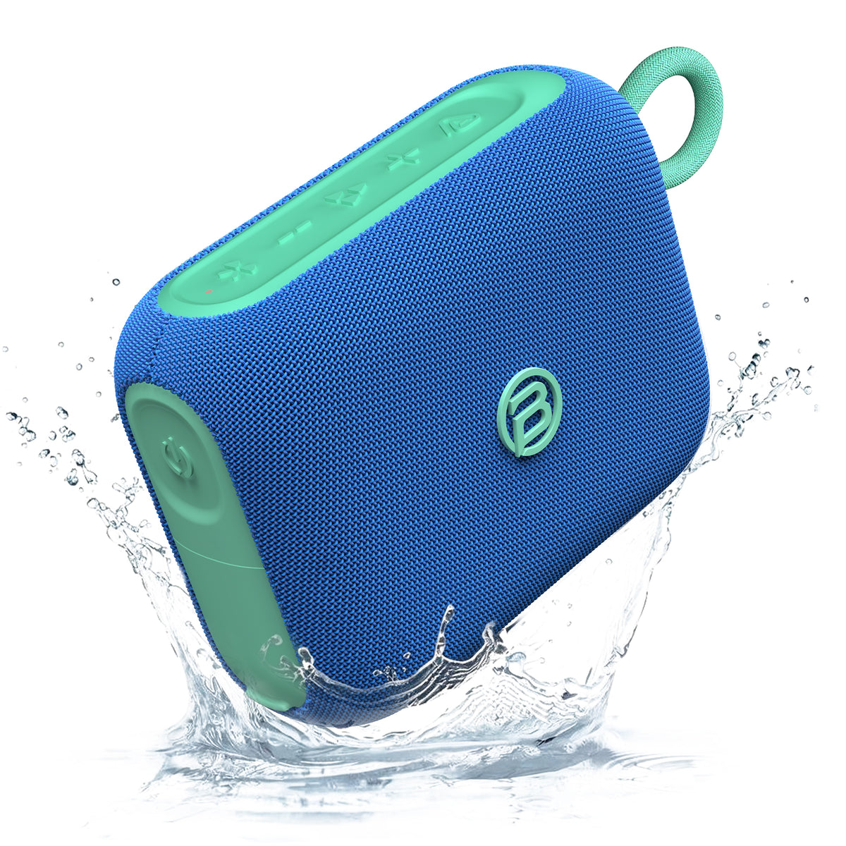 Bærbar Bluetooth-høyttaler Bugani Rove Go 5, 12W, TWS, vanntett, blå
