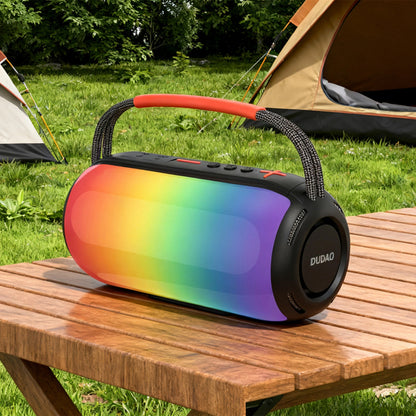 Bærbar Bluetooth-høyttaler Dudao Y21, 2 x 5W, TWS, RGB, Svart