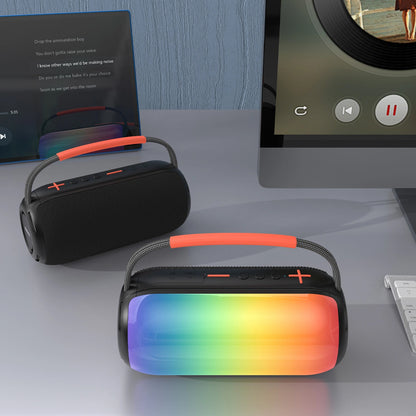 Bærbar Bluetooth-høyttaler Dudao Y21, 2 x 5W, TWS, RGB, Svart