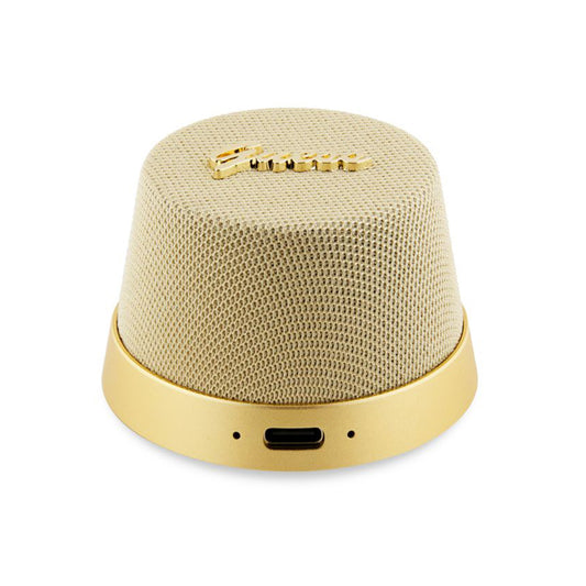 Bærbar Bluetooth-høyttaler Guess Stand Magnetic Script Metal, 3W, Gull