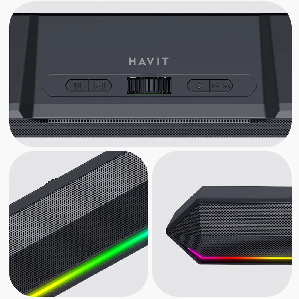 Bluetooth-høyttaler HAVIT SK772BT, 10W, Svart
