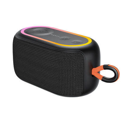 Bærbar Bluetooth-høyttaler HAVIT SK809BT, 7W, RGB, Vanntett, Svart